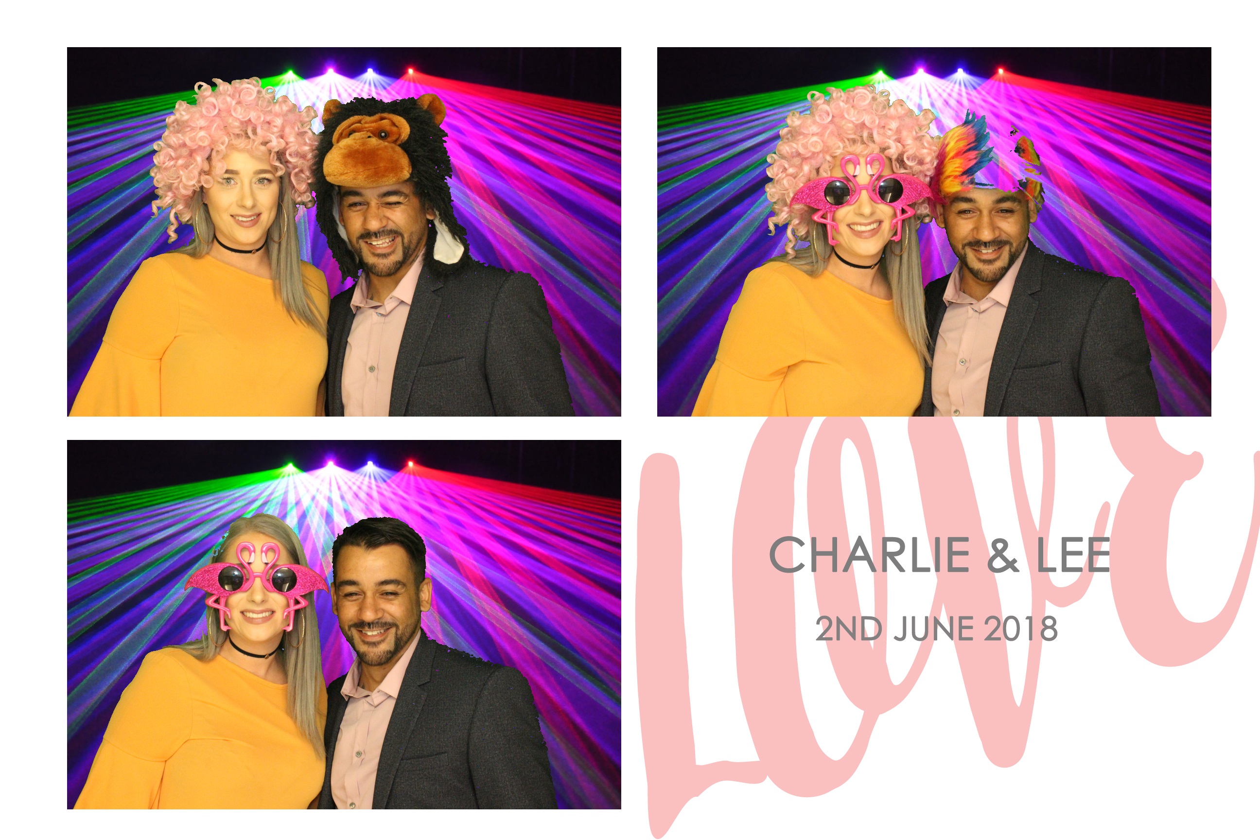 Charlie & Lee | View more photos from the event at images.mobile-photo-booth.com/u/MobilePhotoBoothUK/Charlie-Lee